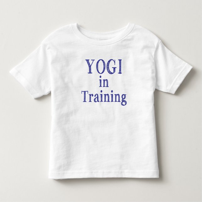 Yogi in Training Toddler Tee (Front)