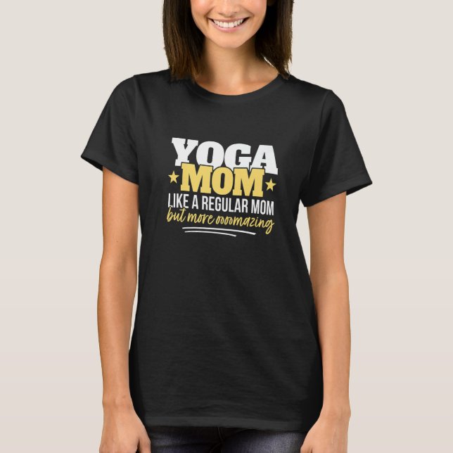 Yogi  Mother Yoga Mum  Yoga T-Shirt (Front)