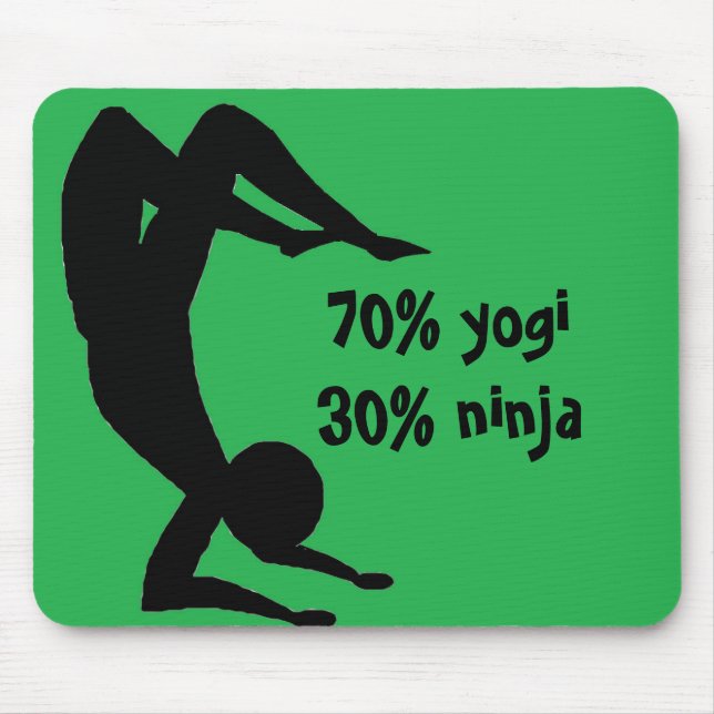 Yogi Ninja Mousepad (Front)