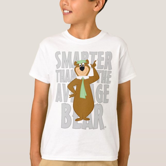 Yogi "Smarter Than The Average Bear" T-Shirt (Front)