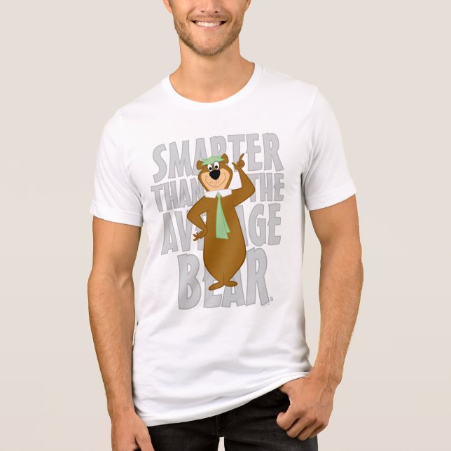Yogi "Smarter Than The Average Bear" Tri-Blend Shirt (Front)