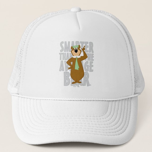 Yogi "Smarter Than The Average Bear" Trucker Hat (Front)