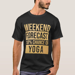 Yogi Yoga Forecast In Gold T-Shirt