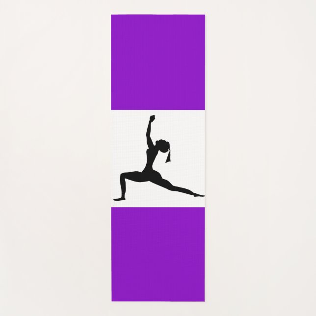 Yogic Practice  Standing Silhouette Yoga Mat (Front)