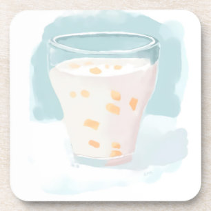 yogurt-based drink containing Sanamuji fruit Coaster