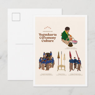 Yogyakarta Ceremony Culture Indonesia Travel Postcard