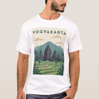 Yogyakarta Indonesia Travel Poster T-Shirt