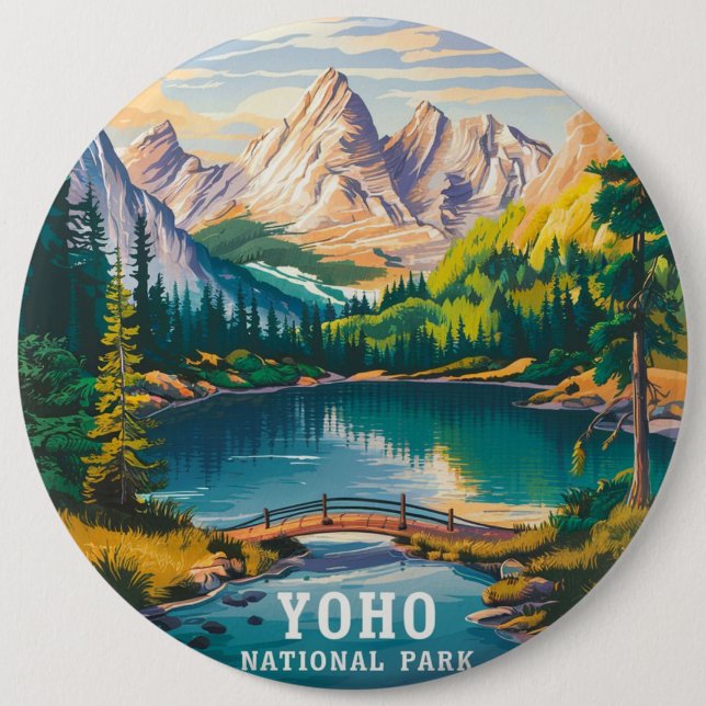 Yoho National Park 6 Cm Round Badge (Front)