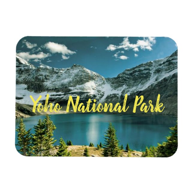 Yoho National Park, British Columbia stylized Magnet (Horizontal)
