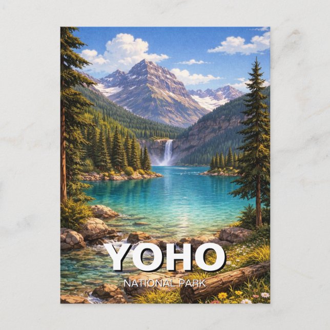 Yoho National Park Canada Postcard (Front)