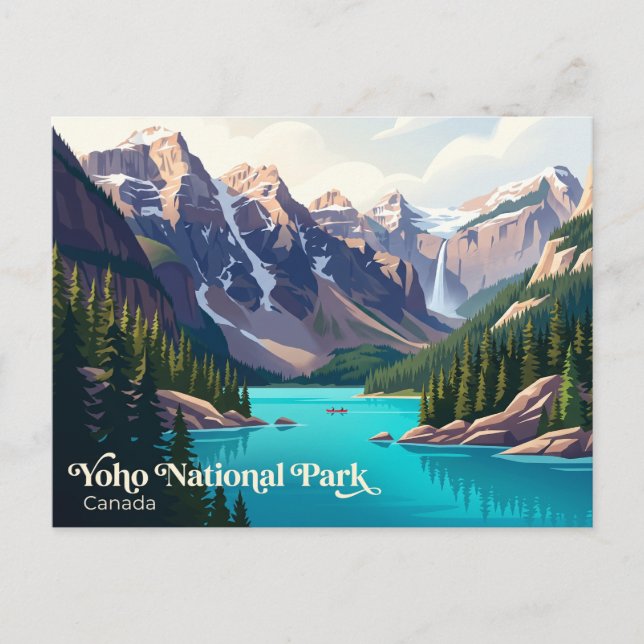 Yoho National Park Canada Postcard (Front)