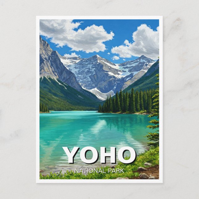 Yoho National Park Canada Postcard (Front)