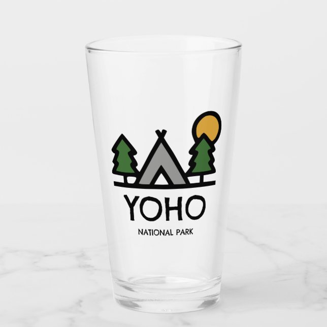 Yoho National Park Glass (Front)