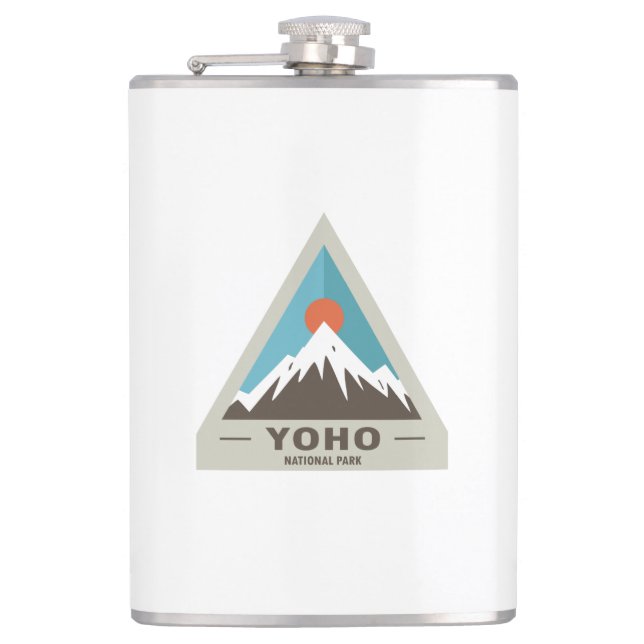 Yoho National Park Hip Flask (Front)