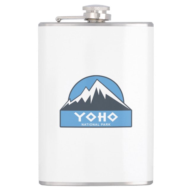 Yoho National Park Hip Flask (Front)