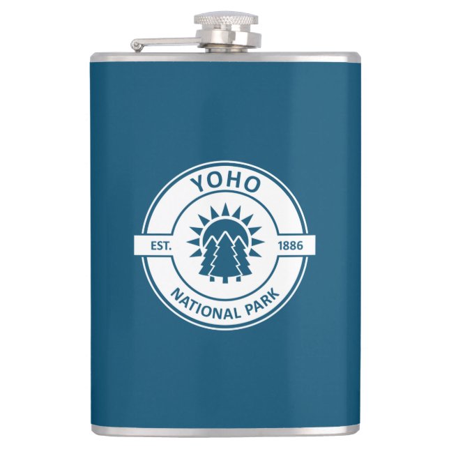 Yoho National Park Hip Flask (Front)