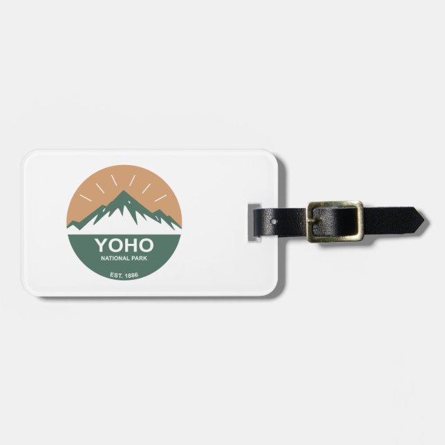 Yoho National Park Luggage Tag (Front Horizontal)