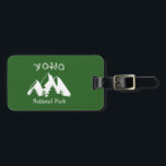 Yoho National Park Luggage Tag<br><div class="desc">Yoho National Park lies on the western slopes of the Canadian Rocky Mountains in British Columbia and brings Canada's Rocky Mountain alpine majesty to visitors from around the globe.</div>