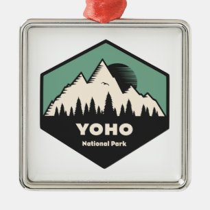 Yoho National Park Metal Tree Decoration