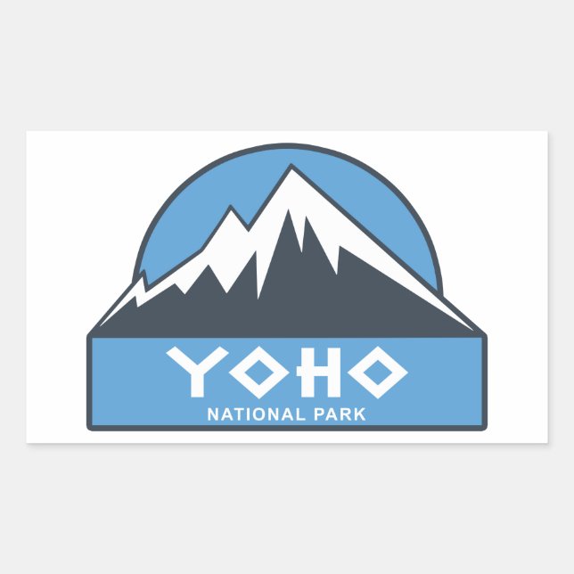 Yoho National Park Rectangular Sticker (Front)
