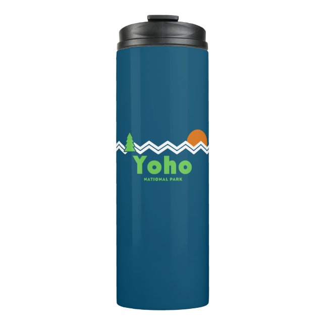 Yoho National Park Retro Thermal Tumbler (Front)