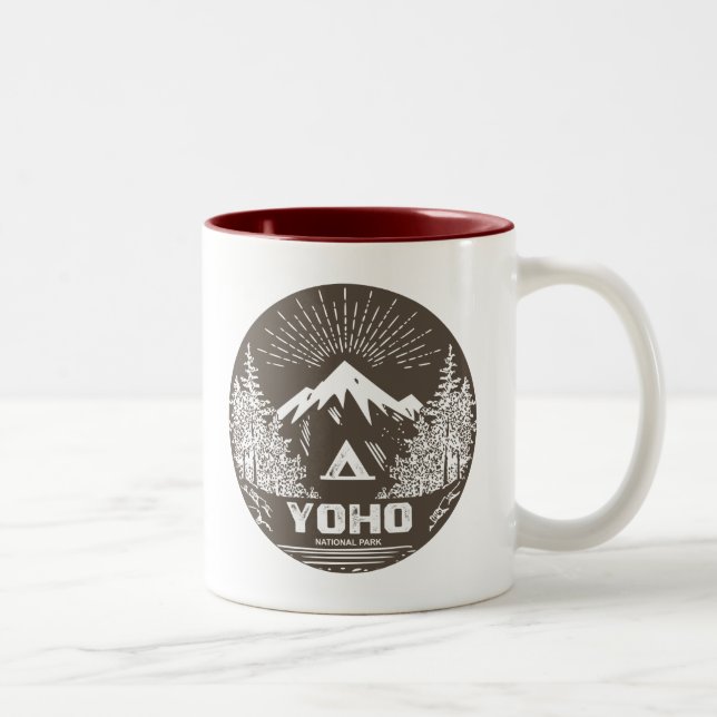 Yoho National Park Two-Tone Coffee Mug (Right)