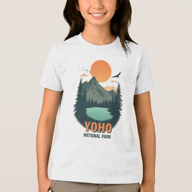 Yoho National Park Vintage Tri-Blend Shirt (Front)