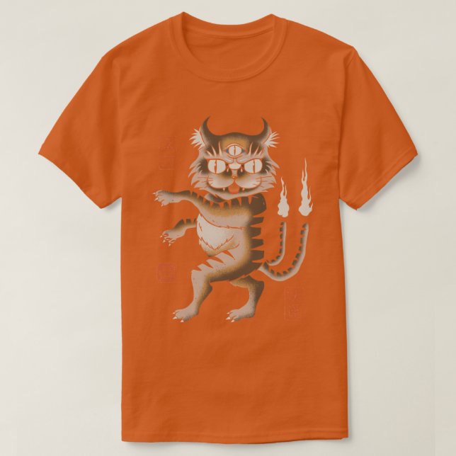 Yokai Cat  T-Shirt (Design Front)