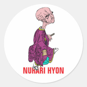 Yokai Series: Nurari hyon Classic Round Sticker