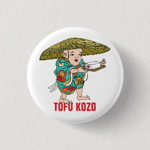 Yokai Series: Tofu Kozo 3 Cm Round Badge