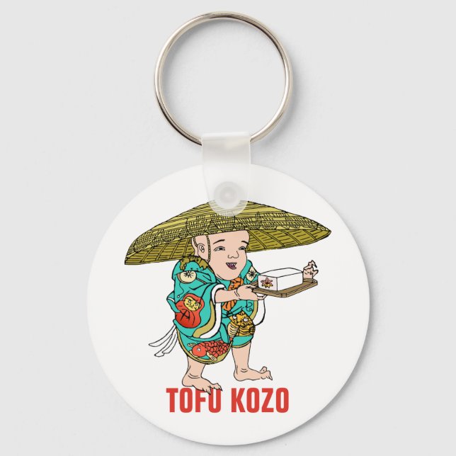 Yokai Series: Tofu Kozo Key Ring (Front)