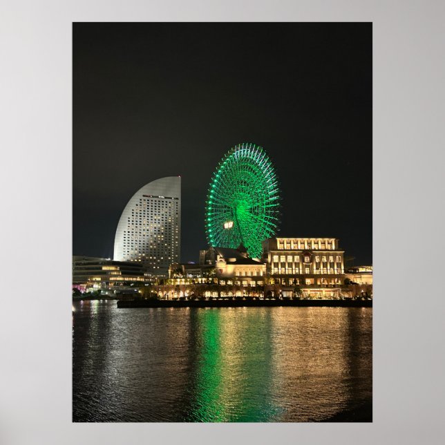 Yokohama at Night Poster (Front)