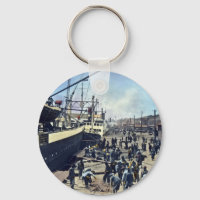 Yokohama Harbour Japan Vintage Shipping 横浜港