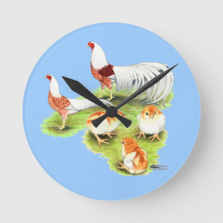 Yokohama Red Shoulder Family Round Clock