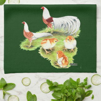 Yokohama Red Shoulder Family Tea Towel