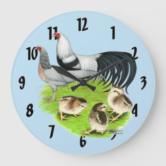 Yokohama Silver Family Large Clock