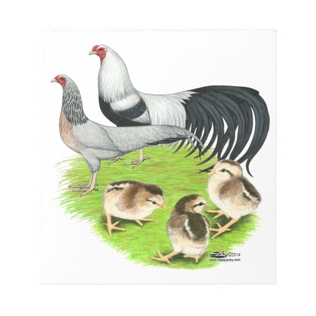 Yokohama Silver Family Notepad (Front)