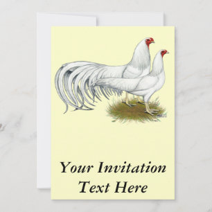 Yokohama:  White Pair Invitation