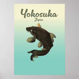Yokosuka Japan travel poster