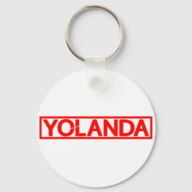 Yolanda Stamp Key Ring (Front)