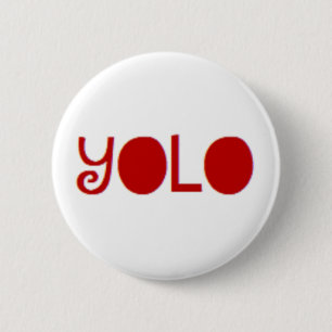 yolo 6 cm round badge