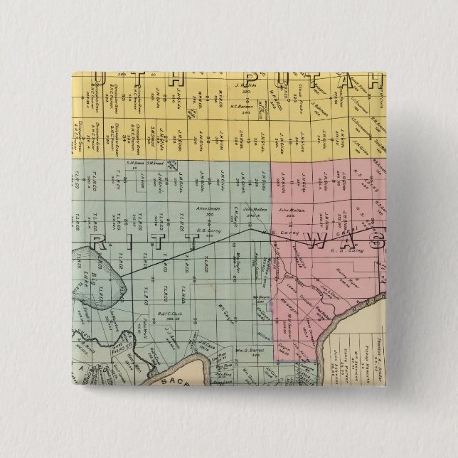 Yolo County 1 15 Cm Square Badge (Front)