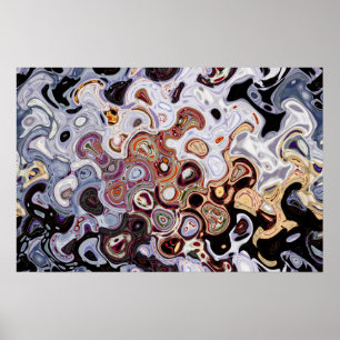 Yolo County Fair Abstract 3 Purple SVP Images Poster