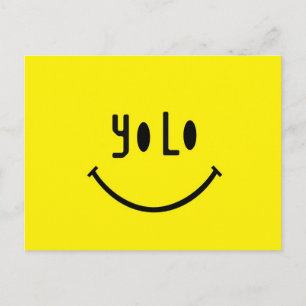 Yolo Face Postcard