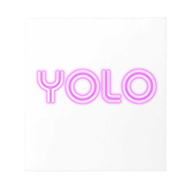 YOLO NOTEPAD (Front)