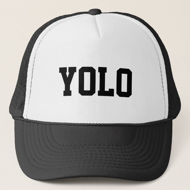 YOLO Trucker hat (Front)