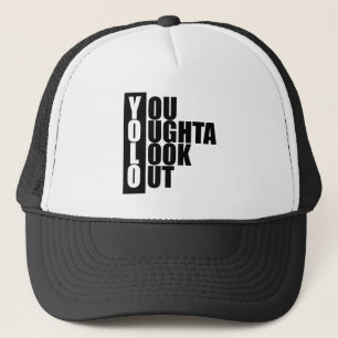 YOLO Vertical Box Trucker Hat