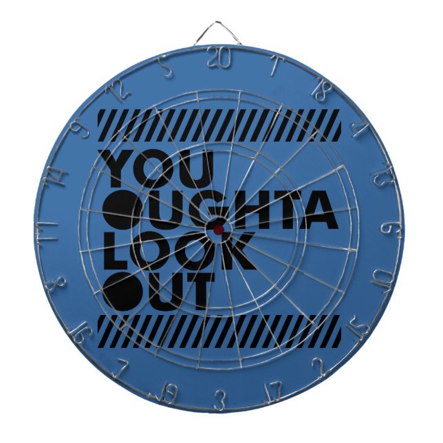 YOLO w/ Caution Dartboard (Front)