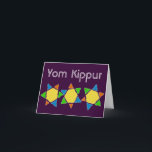 Yom Kippur Card<br><div class="desc">Yom Kippur Star of David greeting card by DatesDuJour. Tag this store and buy direct from DatesDuJour for the best bargains.</div>