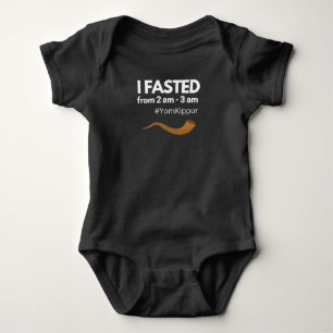 Yom Kippur Jewish Baby I Fasted Bodysuit